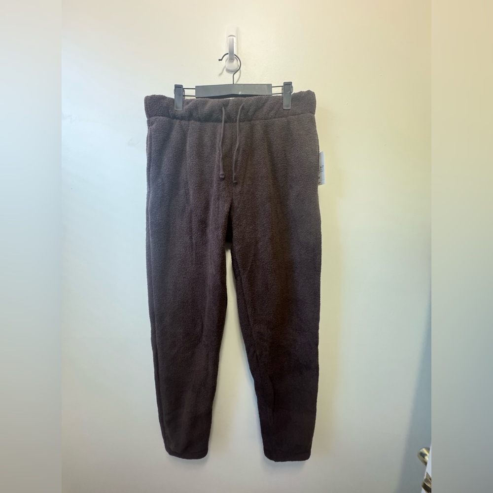 Cozy Brown Fleece Sweatpants
